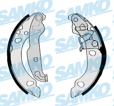 Samko 88190 - Brake Shoe Set autospares.lv