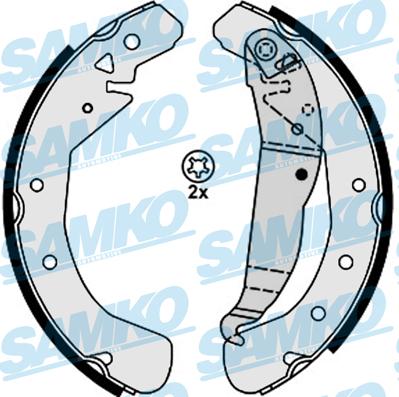 Samko 88210 - Brake Shoe Set autospares.lv