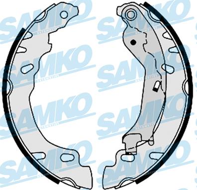 Samko 88780 - Brake Shoe Set autospares.lv