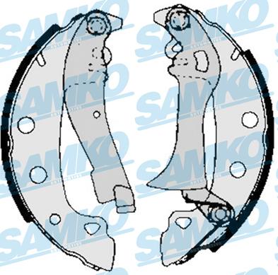 Samko 82740 - Brake Shoe Set autospares.lv