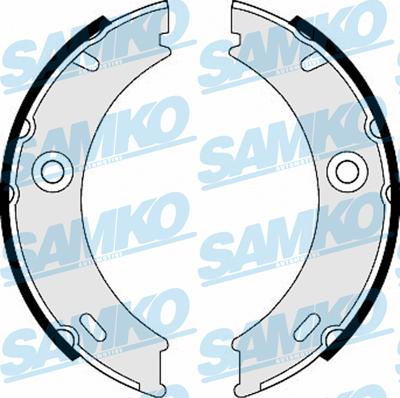 Samko 87970 - Brake Shoe Set autospares.lv