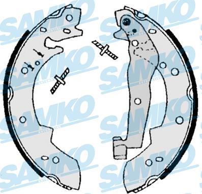 Samko 87050 - Brake Shoe Set autospares.lv