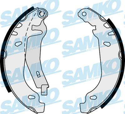 Samko 87830 - Brake Shoe Set autospares.lv