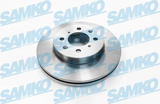 Samko A4181V - Brake Disc autospares.lv