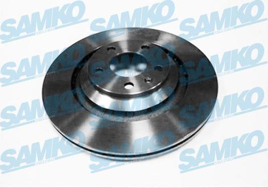 Samko A1009V - Brake Disc autospares.lv