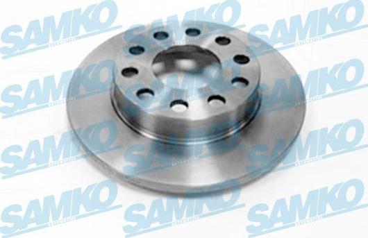 Samko A1007P - Brake Disc autospares.lv