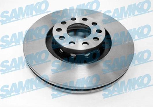 Samko A1018V - Brake Disc autospares.lv