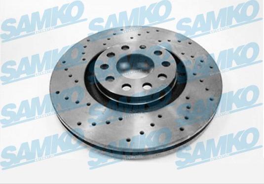 Samko A1031V - Brake Disc autospares.lv