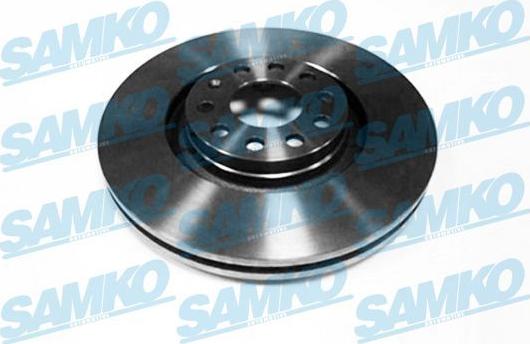 Samko A1028V - Brake Disc autospares.lv