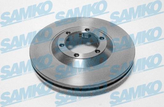 Samko B1002V - Brake Disc autospares.lv