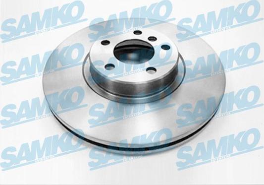 Samko B2040V - Brake Disc autospares.lv