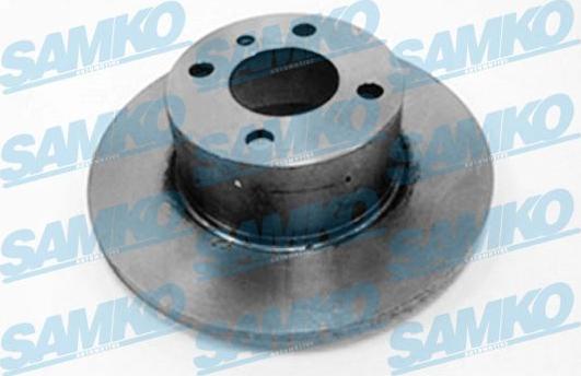 Samko B2041P - Brake Disc autospares.lv