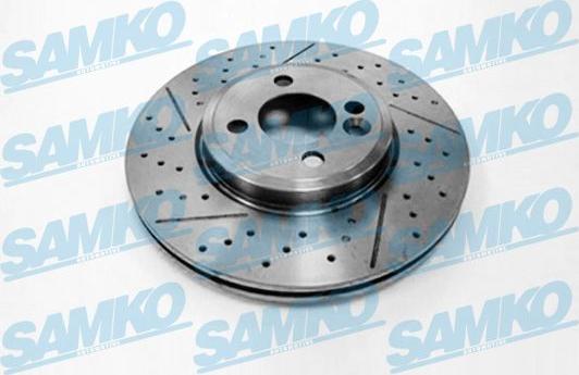 Samko B2055V - Brake Disc autospares.lv