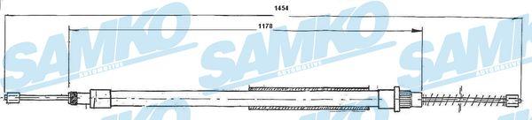 Samko C0623B - Cable, parking brake autospares.lv