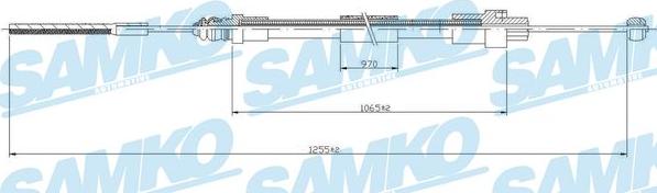 Samko C1079B - Cable, parking brake autospares.lv