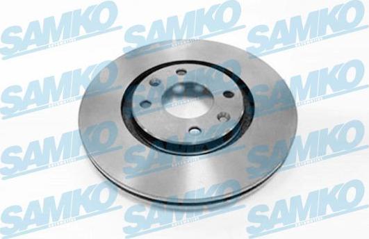 Samko C1261V - Brake Disc autospares.lv