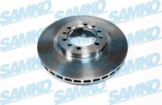 Samko D1411V - Brake Disc autospares.lv