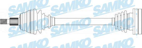 Samko DS43007 - Drive Shaft autospares.lv