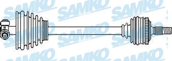 Samko DS52446 - Drive Shaft autospares.lv