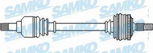 Samko DS52454 - Drive Shaft autospares.lv