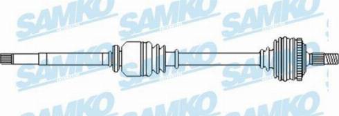 Samko DS52457 - Drive Shaft autospares.lv