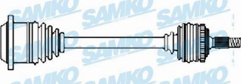 Samko DS52590 - Drive Shaft autospares.lv