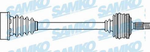 Samko DS52520 - Drive Shaft autospares.lv