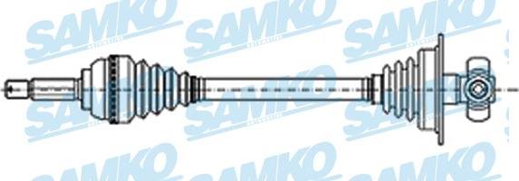Samko DS52056 - Drive Shaft autospares.lv