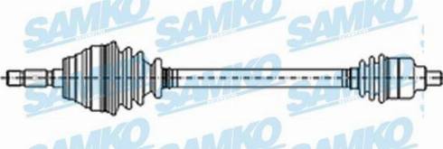 Samko DS52207 - Drive Shaft autospares.lv