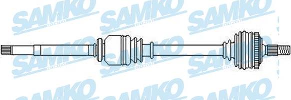 Samko DS52224 - Drive Shaft autospares.lv