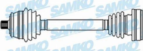 Samko DS14117 - Drive Shaft autospares.lv