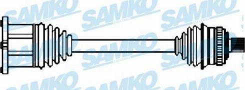 Samko DS52622 - Drive Shaft autospares.lv