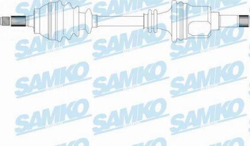 Samko DS16051 - Drive Shaft autospares.lv