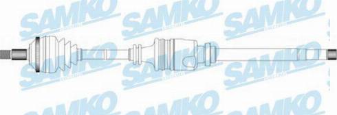 Samko DS16089 - Drive Shaft autospares.lv