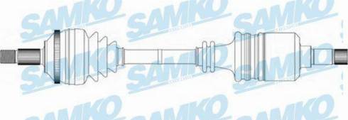 Samko DS16088 - Drive Shaft autospares.lv