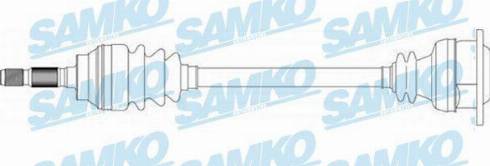 Samko DS16028 - Drive Shaft autospares.lv