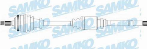 Samko DS16113 - Drive Shaft autospares.lv