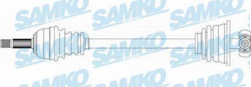 Samko DS39045 - Drive Shaft autospares.lv