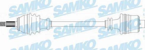 Samko DS39013 - Drive Shaft autospares.lv