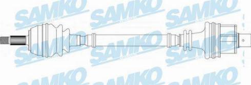 Samko DS39028 - Drive Shaft autospares.lv