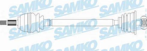 Samko DS39150 - Drive Shaft autospares.lv