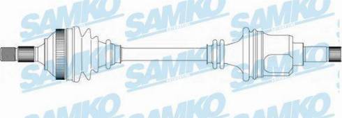 Samko DS38045 - Drive Shaft autospares.lv