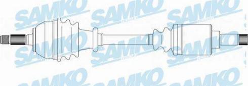 Samko DS38038 - Drive Shaft autospares.lv