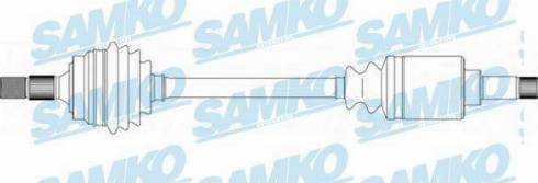 Samko DS38025 - Drive Shaft autospares.lv