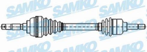 Samko DS21063 - Drive Shaft autospares.lv