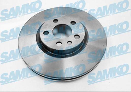 Samko F2161V - Brake Disc autospares.lv