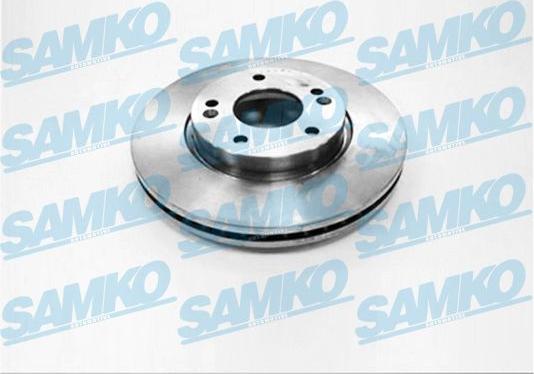 Samko K2027V - Brake Disc autospares.lv