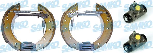 Samko KEG408 - Brake Shoe Set autospares.lv