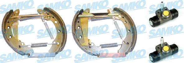 Samko KEG125 - Brake Shoe Set autospares.lv