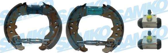 Samko KEG856 - Brake Shoe Set autospares.lv